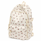 Floral Nylon Backpack, 43 × 30 × 18 cm