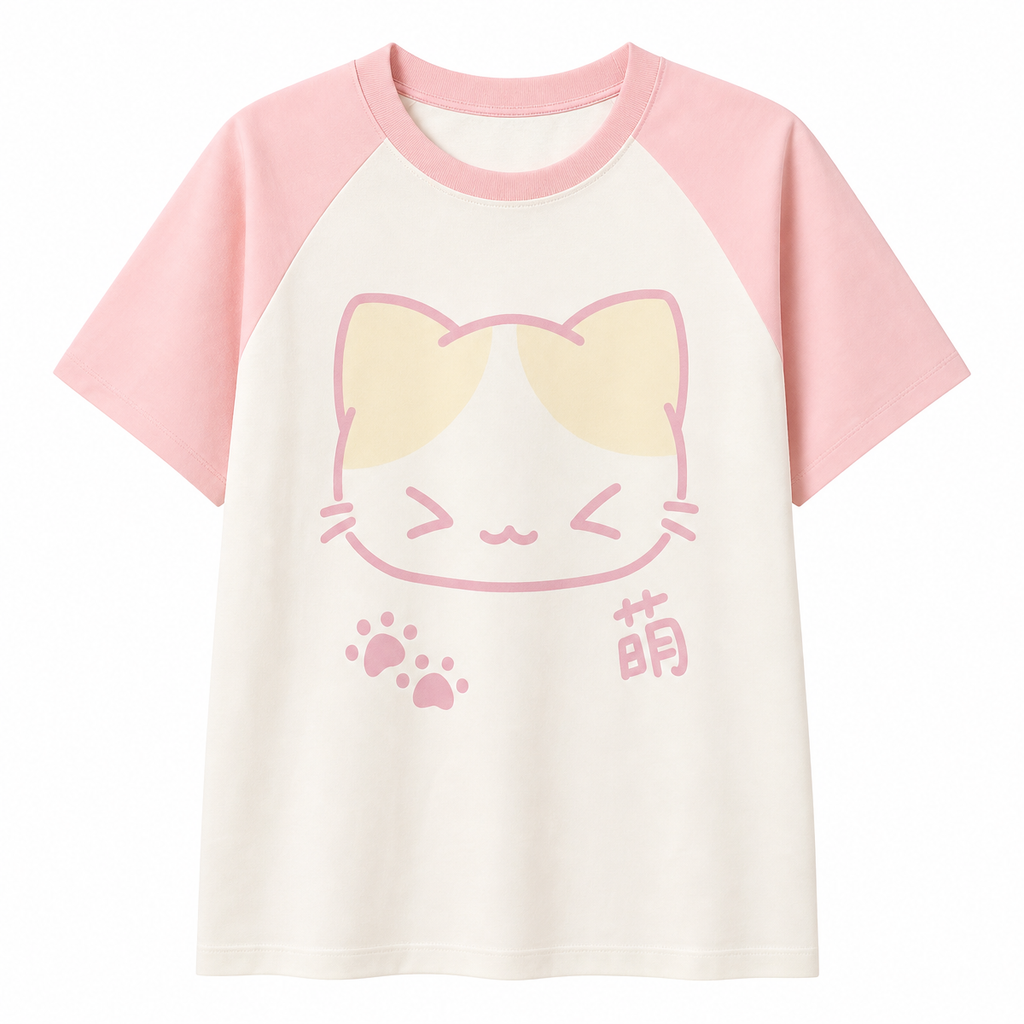 Women's Kawaii Graphic Short-Sleeve T-Shirt
