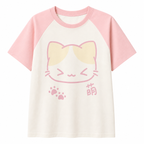 Women's Kawaii Graphic Short-Sleeve T-Shirt