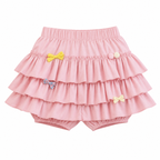Y2K Ruffle Mini Skirt with Bow Details