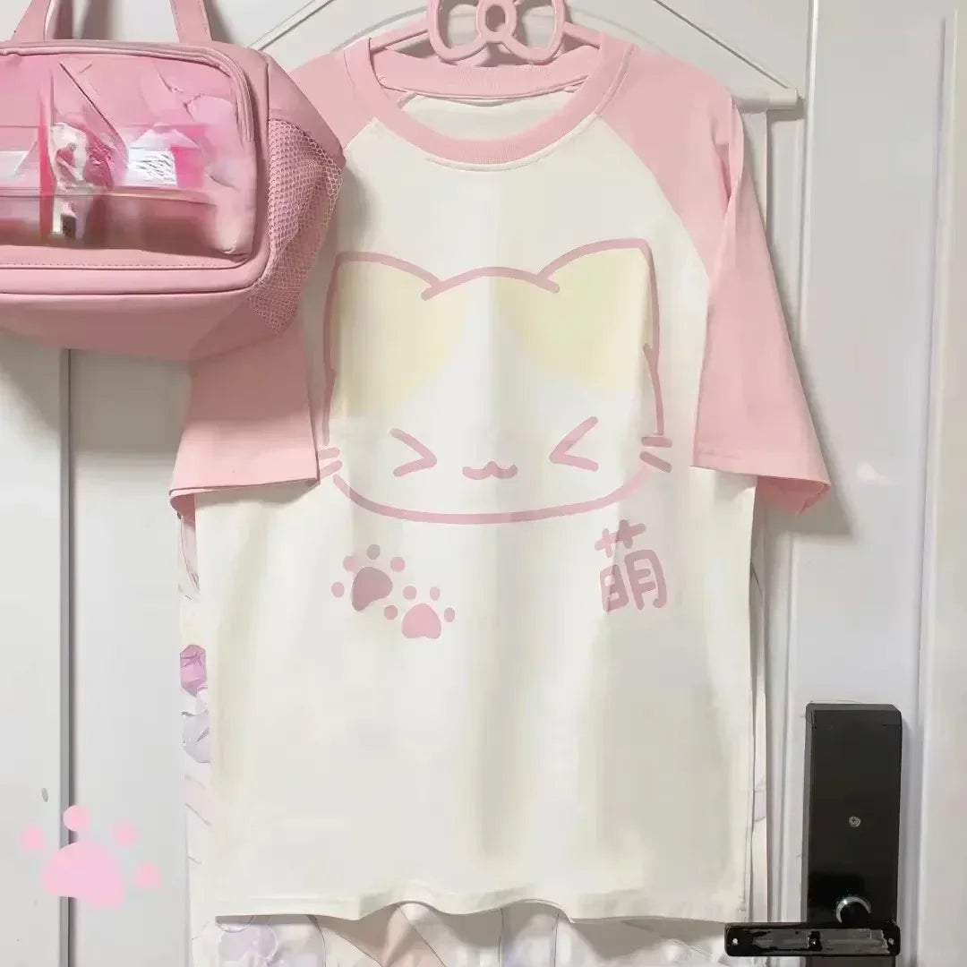 Women's Kawaii Graphic Short-Sleeve T-Shirt