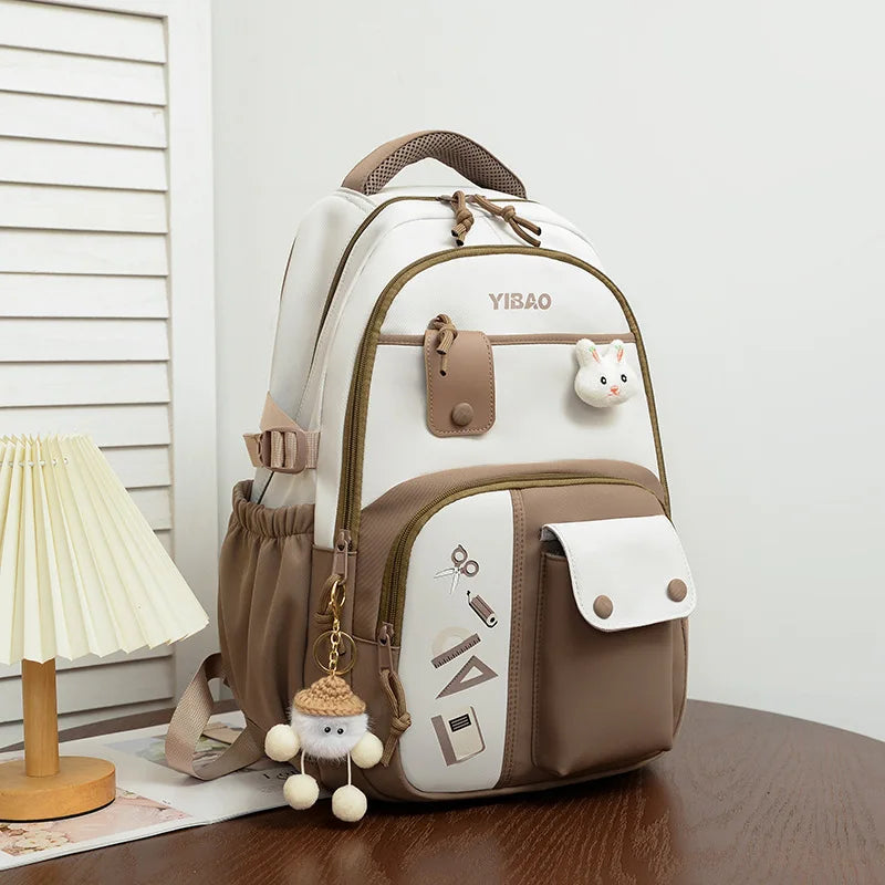 Kawaii Rabbit Backpack with Multiple Pockets – Color Options