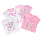 Kawaii Girls' Mezzopiano Cartoon Graphic Short-Sleeve T-Shirt