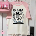 Women's Kawaii Graphic Short-Sleeve T-Shirt