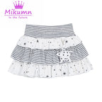 Kawaii Star & Stripe Ruffle Mini Skirt