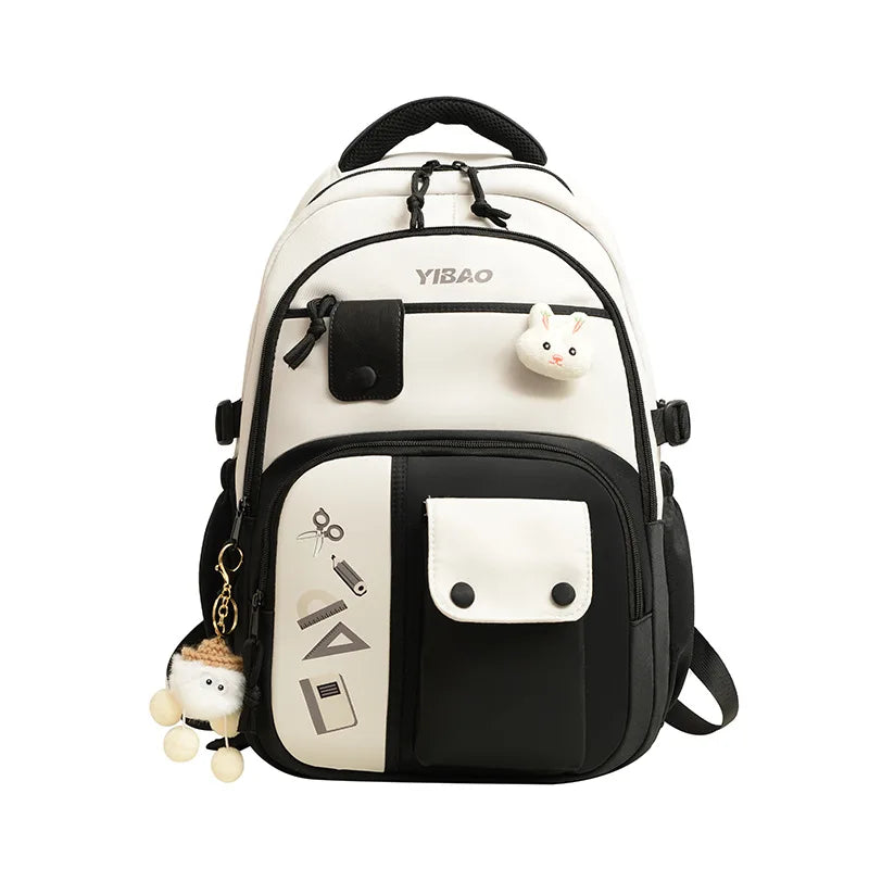 Kawaii Rabbit Backpack with Multiple Pockets – Color Options