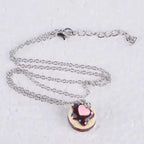Kawaii Cake Pendant Necklace, 50 cm