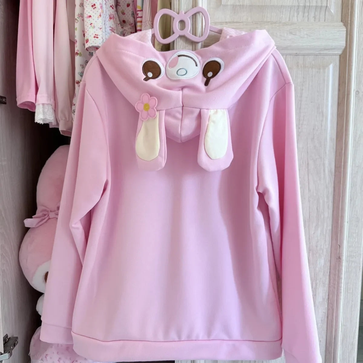 Kawaii Hooded Embroidered Jacket