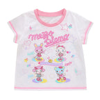 Kawaii Girls' Mezzopiano Cartoon Graphic Short-Sleeve T-Shirt